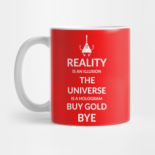 Bill Cipher - white text Mug